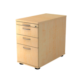 Artikelbild 1 für HAMMERBACHER Solid SC40 Standcontainer ahorn 4 Auszüge Stahl-Bügelgriff chrom 42,8 x 80,0 x 72,0 - 76,0 cm, Artikelnummer 983031