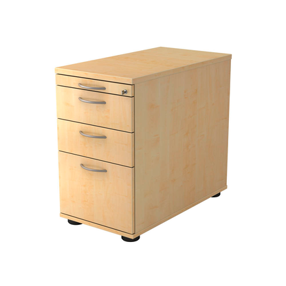 Artikelbild für HAMMERBACHER Solid SC40 Standcontainer ahorn 4 Auszüge Stahl-Bügelgriff chrom 42,8 x 80,0 x 72,0 - 76,0 cm, Artikelnummer 983031