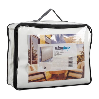 Artikelbild 3 für relaxdays Sonnensegel quadratisch weiß 3,0 x 3,0 m, Artikelnummer 770943
