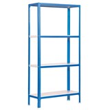 Artikelbild 1 für Simonrack Schwerlastregal HOMECLICK MINI 4/400 442100209168044 blau 80,0 x 40,0 x 160,0 cm, Artikelnummer 828407