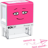 Artikelbild 1 für COLOP NIO School Motivstempel Versuch es 3,8 x 1,4 cm, 1 St., Artikelnummer 620009