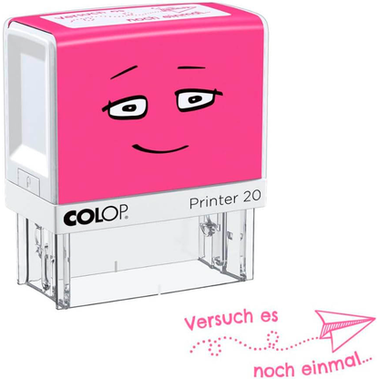 Artikelbild für COLOP NIO School Motivstempel Versuch es 3,8 x 1,4 cm, 1 St., Artikelnummer 620009