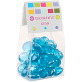 Artikelbild 1 für GLOREX Muggelsteine hellblau Glasnuggets Ø 20,0 mm, 200,0 g, 1 Pack, Artikelnummer 732079