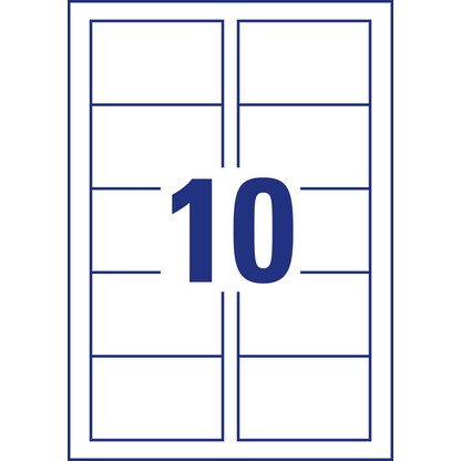 Artikelbild 2 für AVERY Zweckform Visitenkarten C32010-25 matt weiß 200 g/qm, 250 St., Artikelnummer 607402