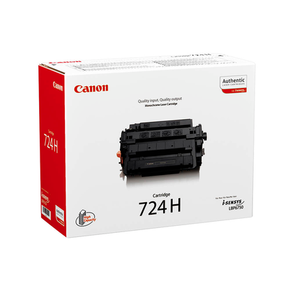 Artikelbild 2 für Canon 724H BK schwarz Toner, Artikelnummer 276469