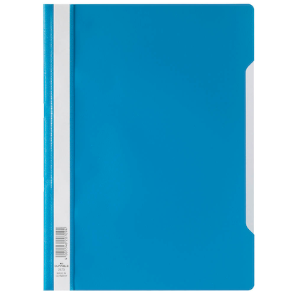 Artikelbild für DURABLE Schnellhefter 2573 Kunststoff hellblau DIN A4, 10 St., Artikelnummer 785154