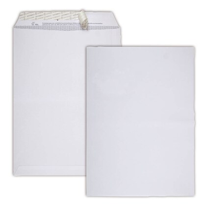 Artikelbild für BONG Versandtaschen TopSTAR DIN C4 ohne Fenster weiß 10 St., Artikelnummer 121160