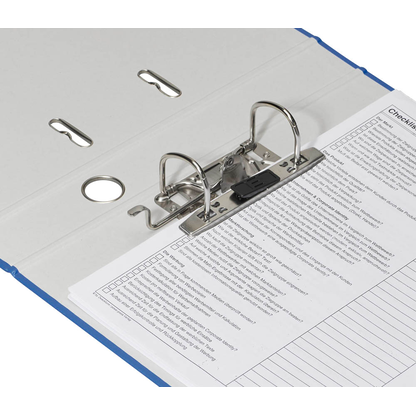 Artikelbild 3 für DONAU Klassik Ordner blau Karton 5,0 cm DIN A4, 1 St., Artikelnummer 183855