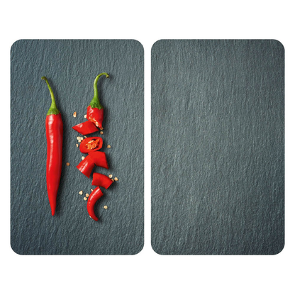 Artikelbild für WENKO Herdabdeckplatten Cayenne grau, 2 St., Artikelnummer 664864