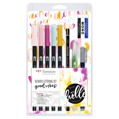 Artikelbild für Tombow Blended Lettering Good Vibes Malset farbsortiert, 1 St., Artikelnummer 744454