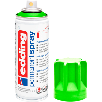 Artikelbild 2 für edding 5200 Acrylspray Sprühfarbe neongrün matt, 1 St., Artikelnummer 789341