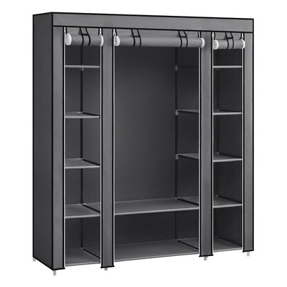 Artikelbild 2 für SONGMICS Stoffschrank, LSF03G grau 150,0 x 45,0 x 175,0 cm, 1 St., Artikelnummer 262614