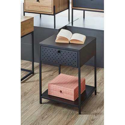 Artikelbild 3 für HAKU Möbel Konsole Nachttisch rechteckig Metall schwarz 40,0 x 40,0 x 53,0 cm, 1 St., Artikelnummer 340097