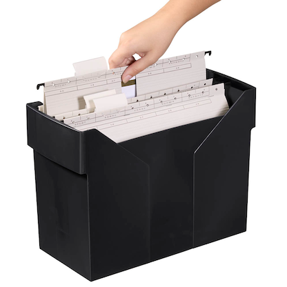 Artikelbild 4 für M&M Hängeregister-Box ohne Mappen Akten-Boy schwarz, Artikelnummer 326813