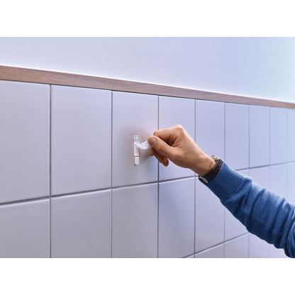 Artikelbild 5 für tesa Powerstrips Klebenägel für max. 2,0 kg, 2,4 x 4,5 cm, 2 St., Artikelnummer 398798