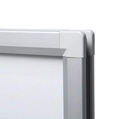 Artikelbild 4 für Showdown® Displays Kundenstopper Windtalker silber DIN B1 2 Fächer 83,5 x 83,5 x 130,8 cm, 1 St., Artikelnummer 692727