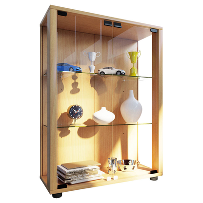 Artikelbild für VCM my home Sintalo Vitrine buche 2 Fachböden, Artikelnummer 781563