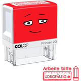 Artikelbild 1 für COLOP NIO School Motivstempel Arbeite sorgfältig 3,8 x 1,4 cm, 1 St., Artikelnummer 620029