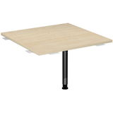 Artikelbild 1 für geramöbel Verbindungsplatte höhenverstellbar Flex ahorn, anthrazit quadratisch 80,0 x 80,0 x 68,0 - 80,0 cm, Artikelnummer 880904