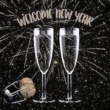 Artikelbild 1 für PAPSTAR Servietten Welcome New Year 20 St., Artikelnummer 183027