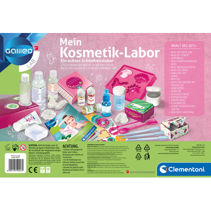 Artikelbild 4 für Clementoni Experimentierkasten Mein Kosmetik-Labor mehrfarbig, Artikelnummer 995439