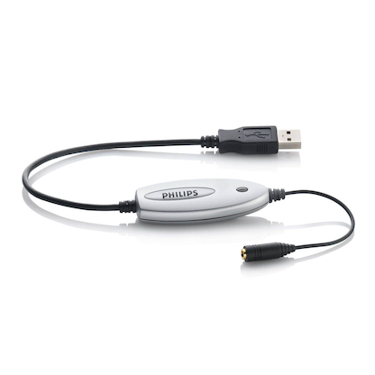Artikelbild für PHILIPS LFH9034 Audio USB 2.0/3,5 mm Klinke Adapter, Artikelnummer 266449