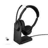 Artikelbild 1 für Jabra Evolve2 55 UC mit Ladestation Bluetooth-Headset schwarz, Artikelnummer 276806