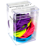 Artikelbild 1 für M&M Gummiringe farbsortiert 0,3 cm, Ø 3,8 cm, 80 St., Artikelnummer 647349