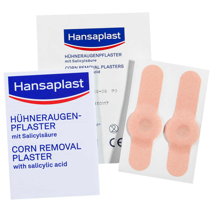 Artikelbild für Hansaplast Hühneraugen-Pflaster 50430 beige, weiß, 8 St., Artikelnummer 725836