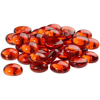 Artikelbild 3 für GLOREX Muggelsteine orange Glasnuggets Ø 20,0 mm, 200,0 g, 1 Pack, Artikelnummer 732059