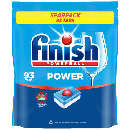 Artikelbild für finish POWERBALL POWER Spülmaschinentabs 93 St., Artikelnummer 815247