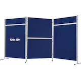 Artikelbild 1 für FRANKEN Trennwand ECO, doppelseitig, blau 120,0 x 150,0 cm, 1 St., Artikelnummer 570510