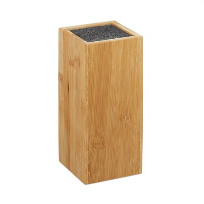 Artikelbild 4 für relaxdays Messerblock silber, braun, 1 St., Artikelnummer 400784