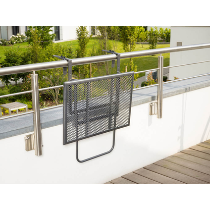 Artikelbild 7 für greemotion Balkonhängetisch rechteckig Stahl grau 60,0 x 40,0 x 56,0 cm, 1 St., Artikelnummer 421893