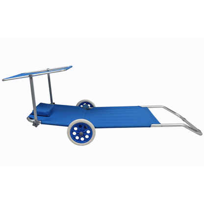 Artikelbild 3 für VCM Sonnenliege blau Stahl, Artikelnummer 739344