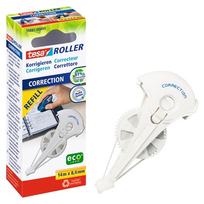 Artikelbild für tesa Nachfüllkassette für Korrekturroller 8,4 mm, 1 St., Artikelnummer 565226