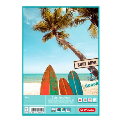 Artikelbild für herlitz Zeichenblock DIN A4 100 g/qm, 20 Blatt, 1 Block, Artikelnummer 792786