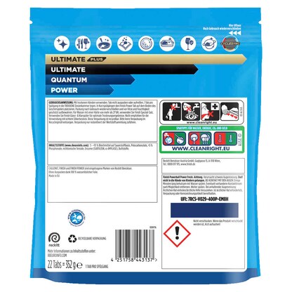 Artikelbild 2 für finish POWERBALL POWER Spülmaschinentabs 22 St., Artikelnummer 815299