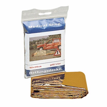 Artikelbild 2 für Holthaus Medical Rettungsdecke 160,0 x 210,0 cm, Artikelnummer 495109