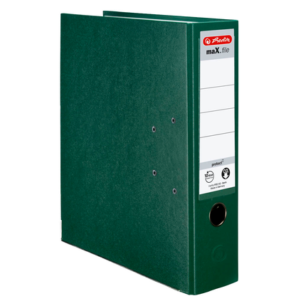 Artikelbild 2 für herlitz maX.file protect Ordner grün Kunststoff 8,0 cm DIN A4, 1 St., Artikelnummer 138552