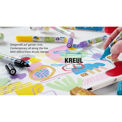 Artikelbild 9 für KREUL Triton Power Pack Acrylstifte farbsortiert 15,0 + 1,4 mm, 13 St., Artikelnummer 115549