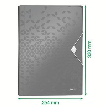Artikelbild 3 für LEITZ Fächermappe WOW 4589 6 Fächer schwarz, 1 St., Artikelnummer 899738