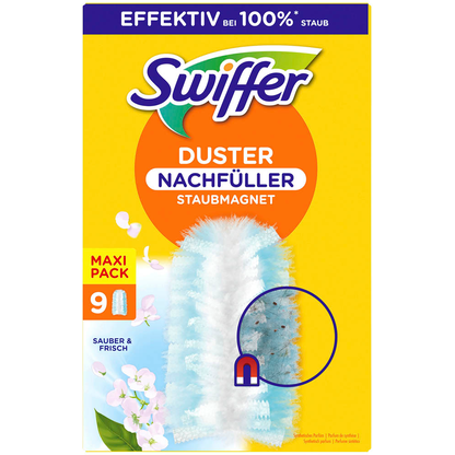 Artikelbild 2 für Swiffer DUSTER REFILLS MAXI PACK Staubfangtücher Mikrofaser, 9 St., Artikelnummer 526428