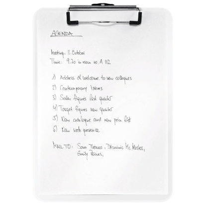 Artikelbild für LEITZ Klemmbrett WOW 3971 DIN A4 weiß Kunststoff, 1 St., Artikelnummer 899505