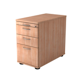 Artikelbild 1 für HAMMERBACHER Solid SC40 Standcontainer nussbaum 4 Auszüge Stahl-Bügelgriff chrom 42,8 x 80,0 x 72,0 - 76,0 cm, Artikelnummer 983054