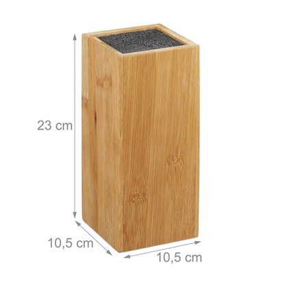 Artikelbild 6 für relaxdays Messerblock silber, braun, 1 St., Artikelnummer 400784