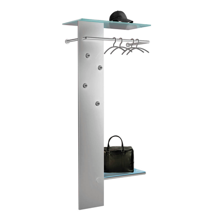 Artikelbild für Kerkmann Wandgarderobe Kent 33676514 silber Metall 4 Haken 80,0 x 190,0 cm, Artikelnummer 460550