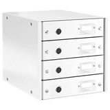 Artikelbild 1 für LEITZ Schubladenbox Click & Store weiß 60490001, DIN A4 mit 4 Schubladen, 1 St., Artikelnummer 682997
