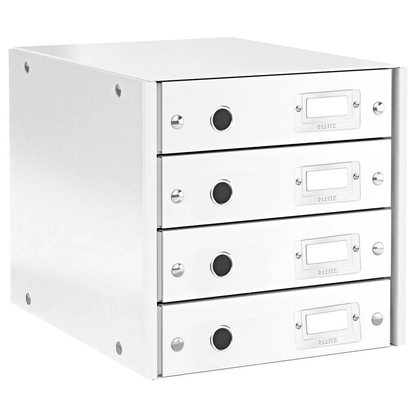Artikelbild für LEITZ Schubladenbox Click & Store weiß 60490001, DIN A4 mit 4 Schubladen, 1 St., Artikelnummer 682997