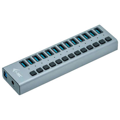 Artikelbild 2 für i-tec® USB-Hub USB 3.0 Charging 13-fach grau, Artikelnummer 662252